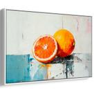 Quadro decorativo Laranja Pintura - Art Canvas