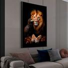 Quadro decorativo Leão e a Águia