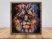Quadro decorativo leão