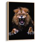 Quadro decorativo Leão Rugido da Fúria Imponente - Art Canvas