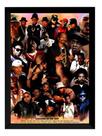 Quadro Decorativo Lendas Do Rap Hip Hop Arte Moldurada