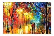 Quadro Decorativo Leonid Afremov Night Fantasy Tecido Canvas