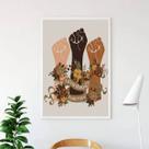 Quadro Decorativo Let's Grow Together 45x34cm Quadro Decorativo Let's Grow Together 45x34cm