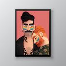 Quadro Decorativo Lgbt Gays 33X24Cm