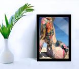 Quadro Decorativo Liberdade Beira-Mar Estúdio C/ Vidro 33x25