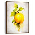 Quadro decorativo Limão Watercolor