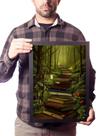 Quadro Decorativo Livros Fantasy Arte Amantes De Leitura