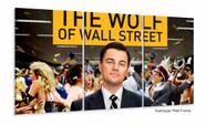 Quadro Decorativo Lobo de Wall Street Filme 120x60 3 peças Quadro Decorativo Lobo de Wall Street Filme 120x60 3 peças