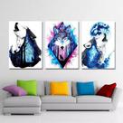 Quadro Decorativo Lobos 3 Peças