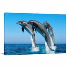 Quadro decorativo Lobos - Animais - Natureza - Tela em Tecido