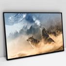 Quadro Decorativo Lobos em tela Canvas