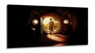 Quadro Decorativo Lord-Of-The-Rings em Tecido Canvas 130x60 Quadro Decorativo Lord-Of-The-Rings em Tecido Canvas 130x60