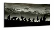 Quadro Decorativo Lord Of The Rings em Tecido Canvas 130x60 Quadro Decorativo Lord Of The Rings em Tecido Canvas 130x60