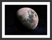 Quadro Decorativo Lua Salas Decorações Com Moldura