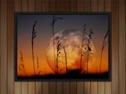 Quadro Decorativo Lua Universo Salas Quartos Decorações Com Moldura