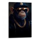 Quadro decorativo Macaco Rapper - Art Canvas