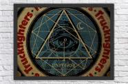 Quadro Decorativo Maçonaria Maçons Illuminati Salas Decorações Com Moldura