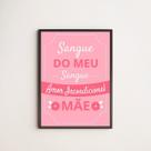 Quadro Decorativo Mãe Amor Incondicional 24x18cm Quadro Decorativo Mãe Amor Incondicional 24x18cm
