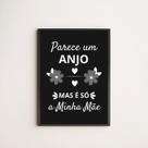 Quadro Decorativo Mãe Anjo 24x18cm - com vidro Quadro Decorativo Mãe Anjo 24x18cm - com vidro