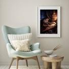 Quadro Decorativo Mago Alquimista - 60x48cm Quadro Decorativo Mago Alquimista - 60x48cm
