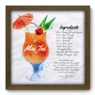 Quadro Decorativo - Mai Tai - 33cm x 33cm - 086qdcm Quadro Decorativo - Mai Tai - 33cm x 33cm - 086qdcm