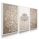 Quadro Decorativo Mandala Com Moldura Quadro Decorativo Mandala Com Moldura