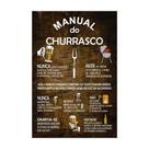 Quadro Decorativo Manual do Churrasco 30x20 Mdf Adesivado