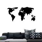 Quadro Decorativo Mapa Mundi Político 6mm - Mdf