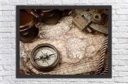 Quadro Decorativo Mapas Mundo Bússola Quartos Salas Decorações Com Moldura Quadro Decorativo Mapas Mundo Bússola Quartos Salas Decorações Com Moldura