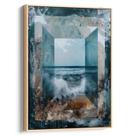 Quadro decorativo Mar Abstrato das Dimensões Infindáveis - Art Canvas