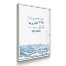 Quadro Decorativo Mar Amor Dele por Você 55x40 Com Vidros