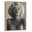 Quadro decorativo Marilyn Monroe em Elegância e Mistério Inesquecíveis - Art Canvas