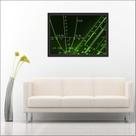 Quadro Decorativo Matemática Fórmulas Números Decorações Com Moldura