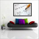 Quadro Decorativo Matemática Fórmulas Números Decorações Com Moldura