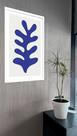 Quadro Decorativo Matisse Azul Coral - 70x50cm