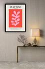 Quadro Decorativo Matisse Coral Floral - 70x50cm