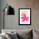 Quadro Decorativo Matisse - Flor Rosa 45x34cm Quadro Decorativo Matisse - Flor Rosa 45x34cm