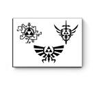 Quadro decorativo MDF Legend Of Zelda Triforce