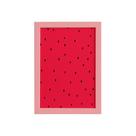 Quadro Decorativo MDF Sementes Melancia Moldura Rosa 22x32cm Quadro Decorativo MDF Sementes Melancia Moldura Rosa 22x32cm