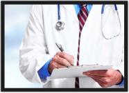 Quadro Decorativo Medicina Médicos Consultórios Decorações Com Moldura