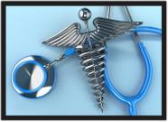 Quadro Decorativo Medicina Médicos Consultórios Decorações Com Moldura