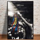 Quadro decorativo Messi jogador de futebol para sala quarto