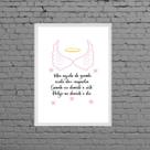 Quadro Decorativo Meu Anjinho Da Guarda 33x24cm Quadro Decorativo Meu Anjinho Da Guarda 33x24cm