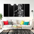 Quadro Decorativo Michael Jackson 5 peças 140x65 Quadro Decorativo Michael Jackson 5 peças 140x65