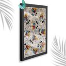 Quadro Decorativo Mickey-Minnie + Vidro 33x25 Sala Quarto