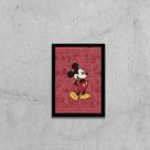 Quadro Decorativo Mickey Mouse 33x24cm - com vidro