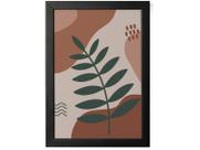 Quadro Decorativo Mid Century Folha 25x35cm
