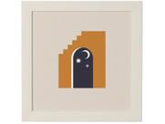Quadro Decorativo Mid Century Noite 24x24cm - Design Up Living