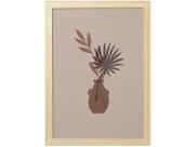 Quadro Decorativo Mid Century Vaso de Planta Quadro Decorativo Mid Century Vaso de Planta