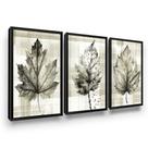 Quadro Decorativo Minimalista Folhas secas Moldura